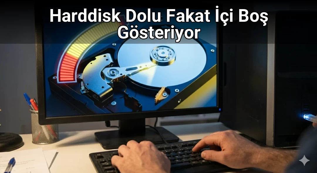 Harddisk Dolu Fakat İçi Boş Gösteriyor